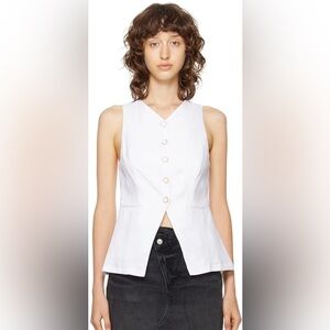 Reformation Aspen linen vest